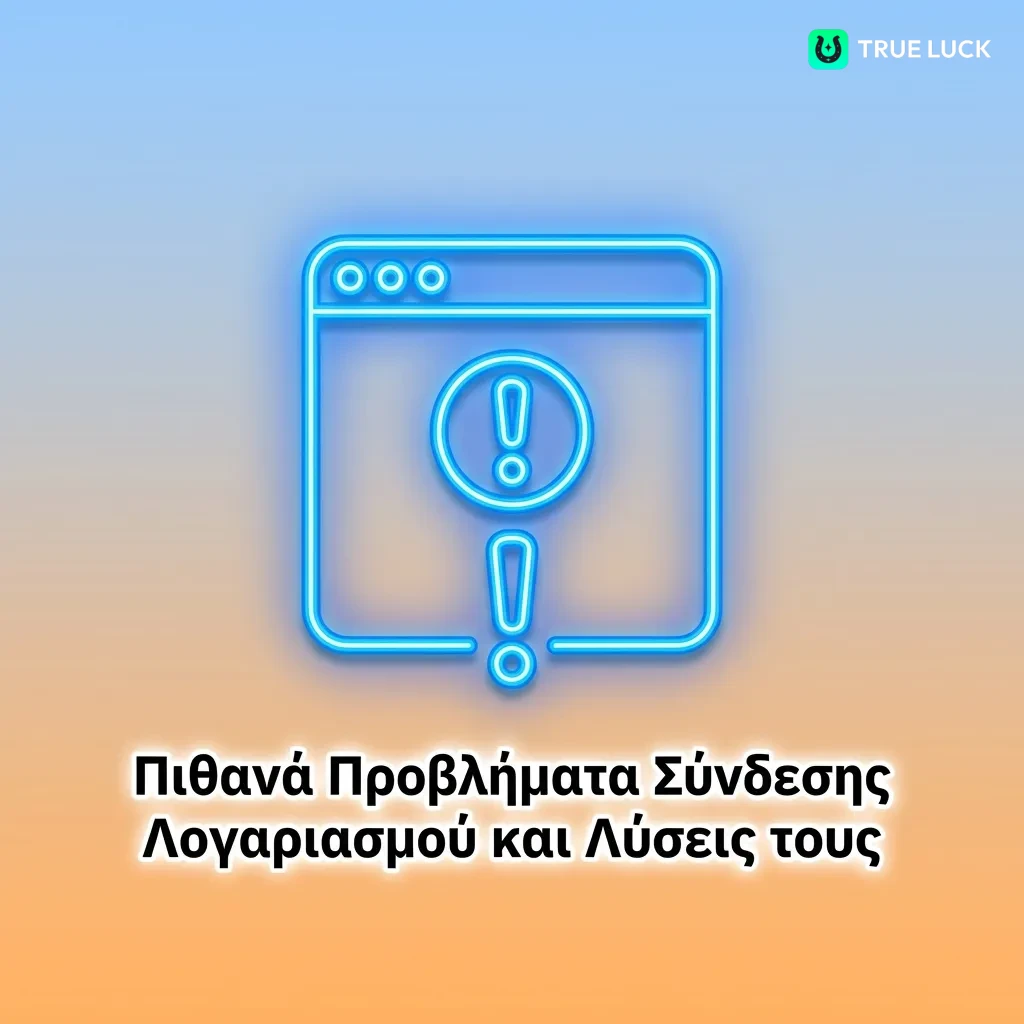 Table showing common account login problems and their solutions in Greek, including password recovery and troubleshooting steps.