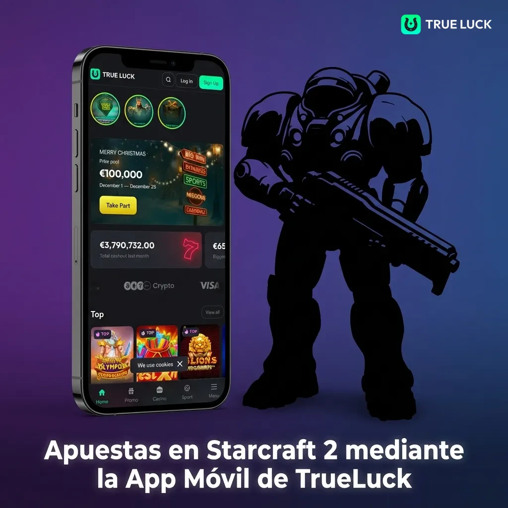 App móvil TrueLuck para apuestas en Starcraft 2 - sigue torneos y apuesta desde cualquier dispositivo