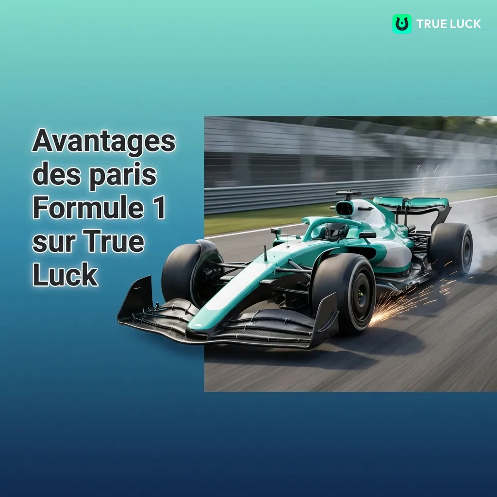TrueLuck F1 betting platform interface showing competitive odds, live betting options, and mobile app features