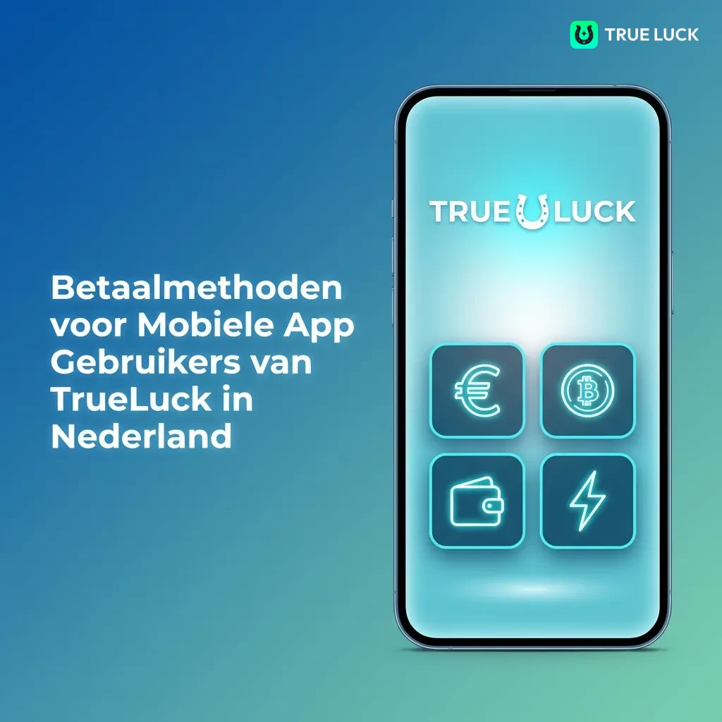TrueLuck mobiele app betaalmethoden in Nederland inclusief creditcards, bankoverschrijvingen en cryptocurrency opties