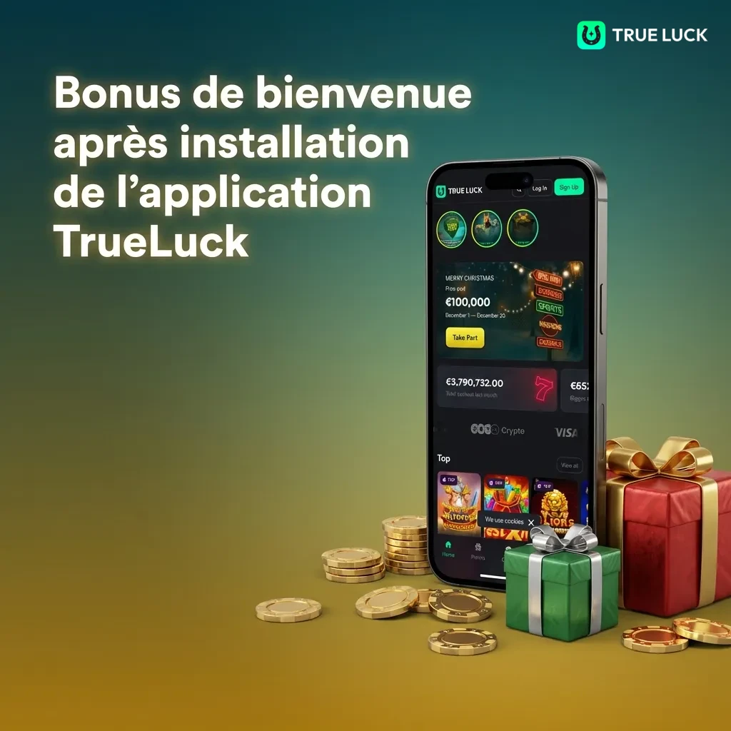 Pack de bienvenue TrueLuck : bonus de 250% jusqu'à 4000€ + 175 tours gratuits pour nouveaux joueurs en France