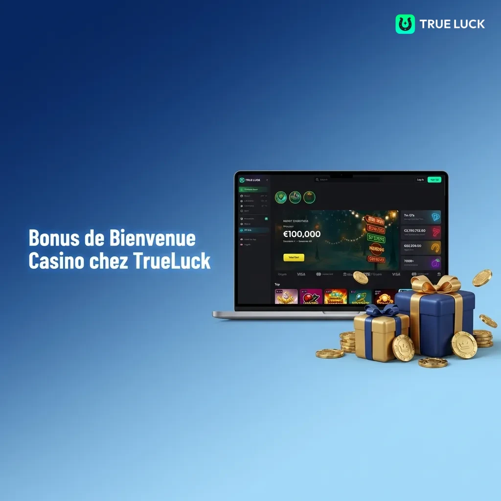 Pack de bienvenue TrueLuck Casino: bonus de 250% jusqu'à 4000€ plus 175 tours gratuits pour nouveaux joueurs