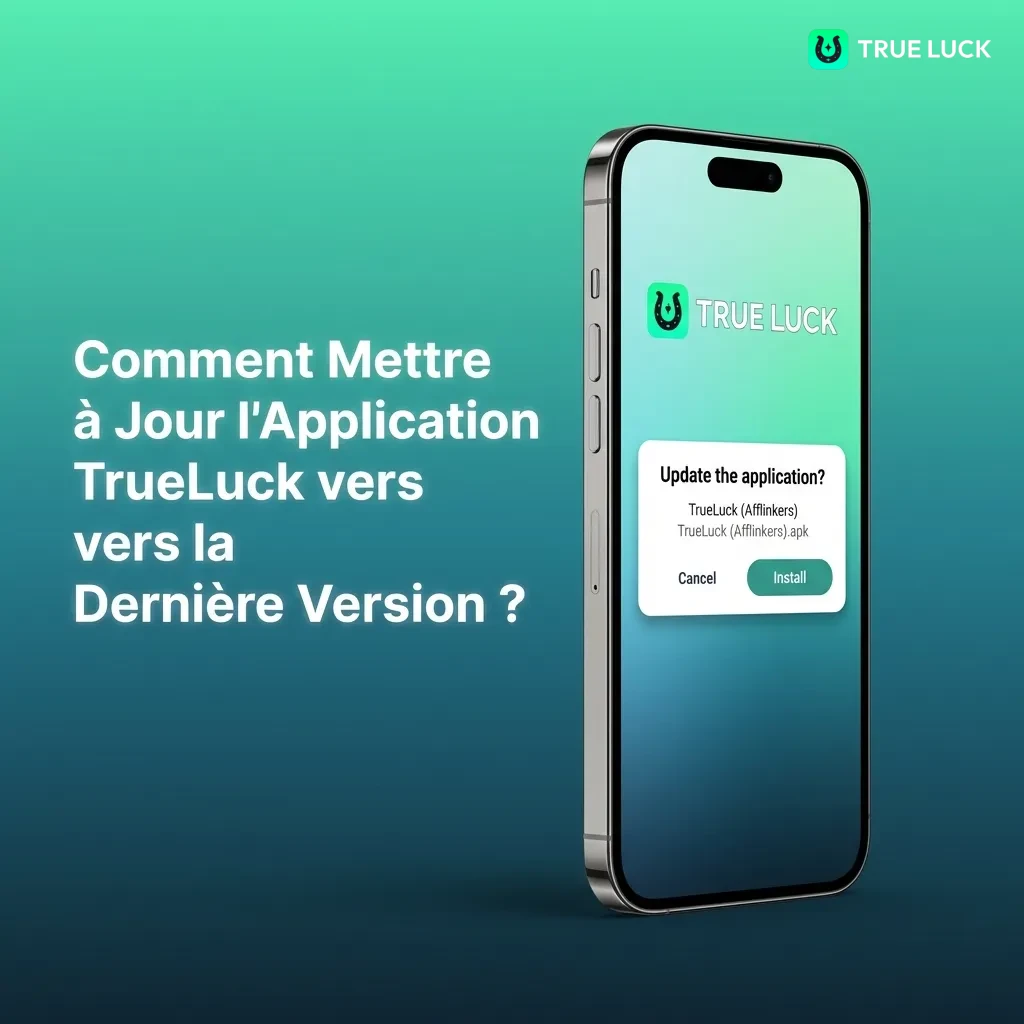 Guide for updating TrueLuck app on Android and iOS devices with step-by-step instructions