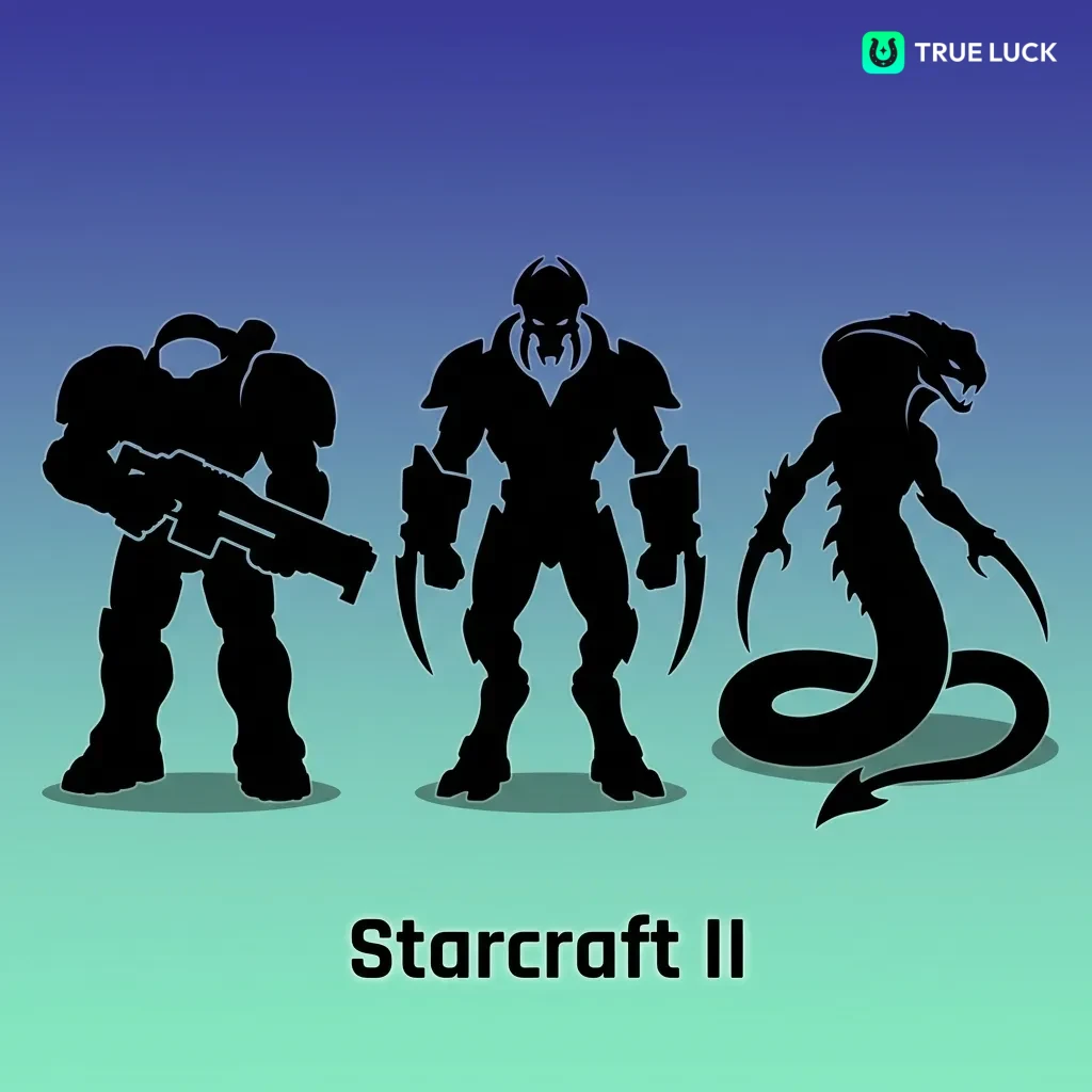 Starcraft II competitive gaming tournament with professional players competing in real-time strategy matches