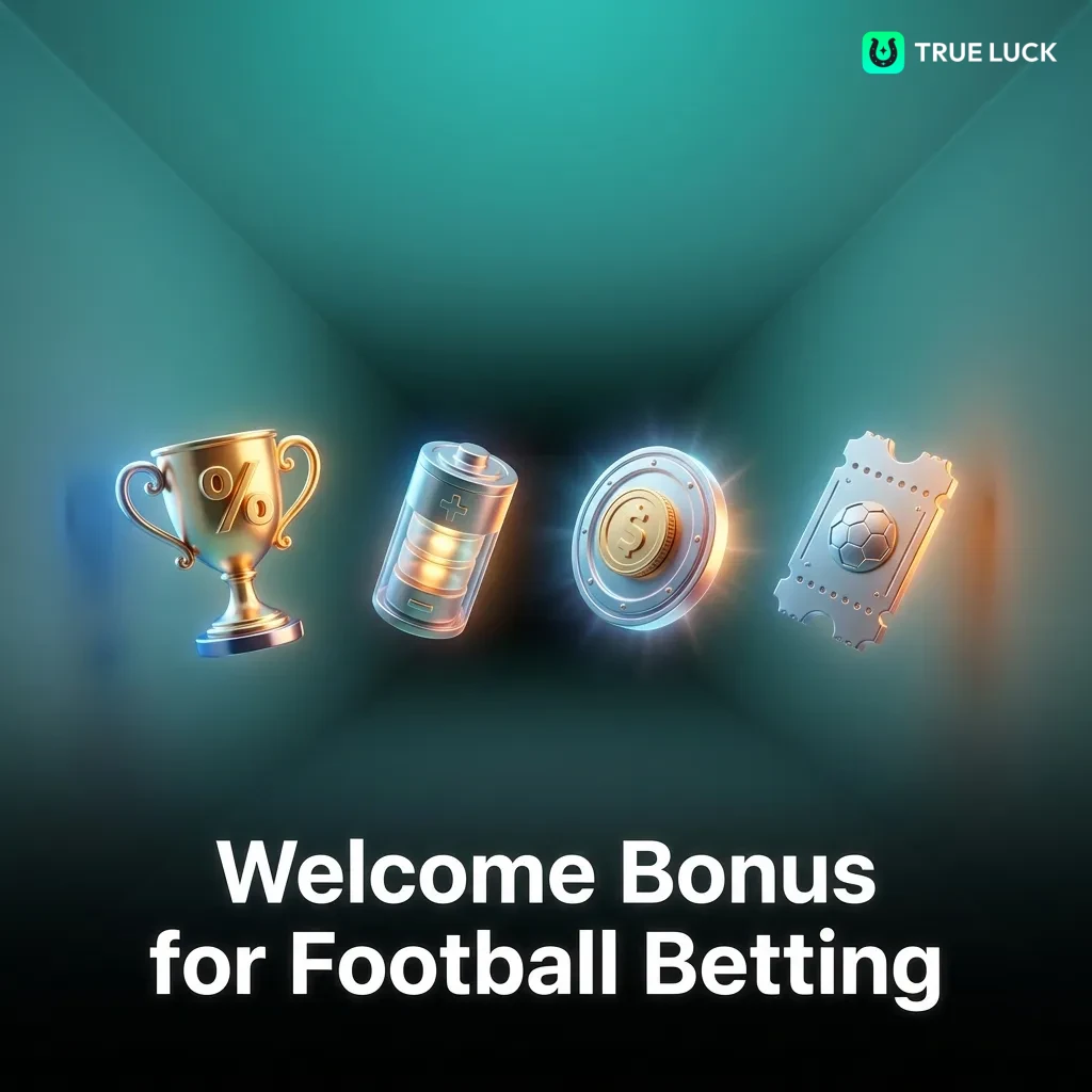 Football betting welcome bonus showing 100% match up to €300 for new accounts with deposit and wagering requirements