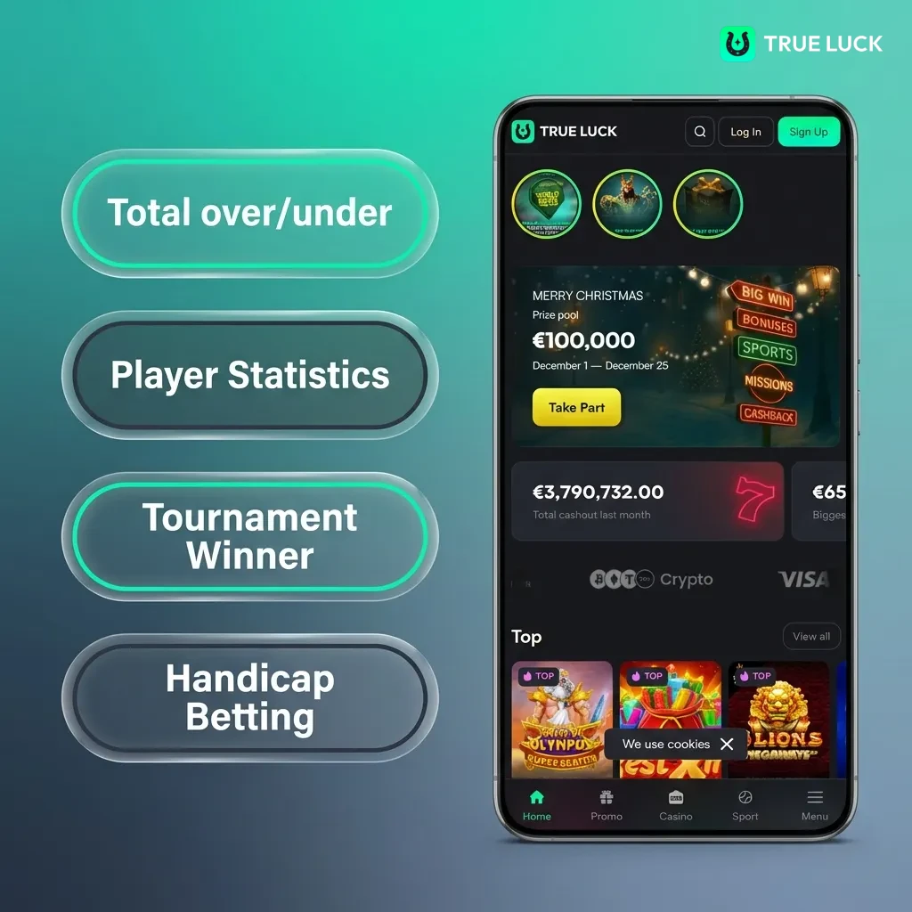 TrueLuck App Wettarten: Einzel-, Kombi-, System-, Live- und Langzeitwetten für Anfänger und Profis