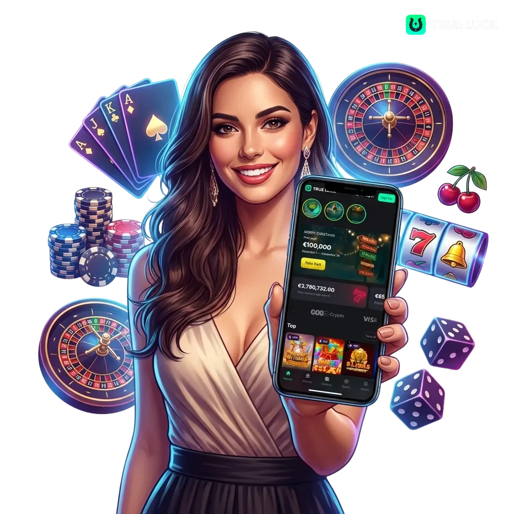 Casino Online TrueLuck España con bono de bienvenida de 4000€ y 175 tiradas gratis.